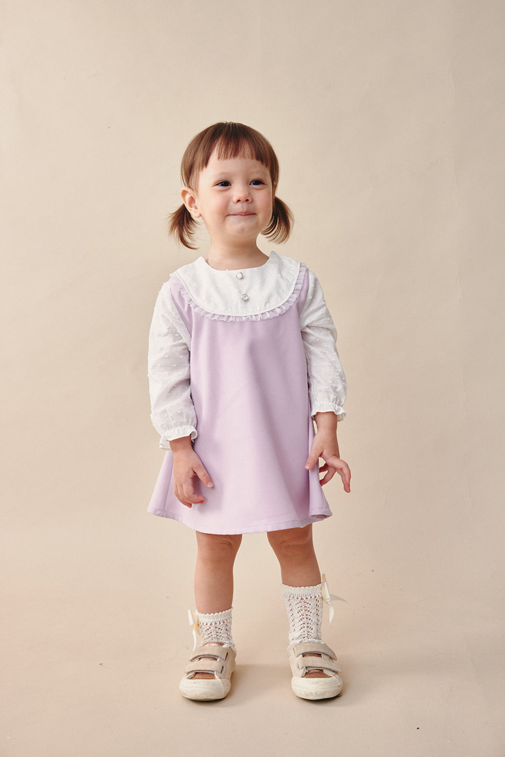 【予約商品】Mainコレクション：Twinkle Frillロンパースワンピース