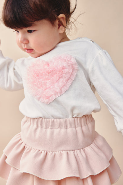 【予約商品】Mainコレクション：Twinkle Heartハートトップス