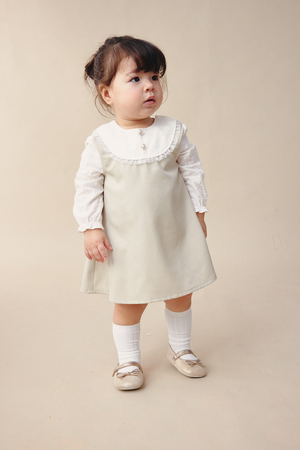 【予約商品】Mainコレクション：Twinkle Frillロンパースワンピース