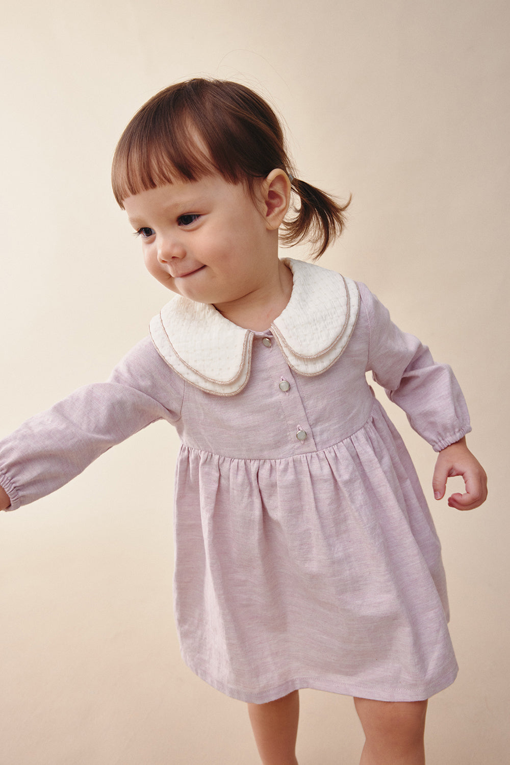 【予約商品】Luxuryコレクション - Eliseダブルレイヤードカラーワンピースロンパース