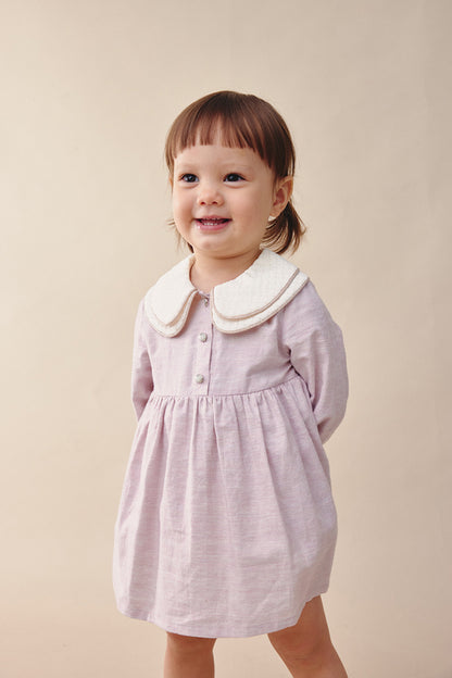 【予約商品】Luxuryコレクション - Eliseダブルレイヤードカラーワンピースロンパース