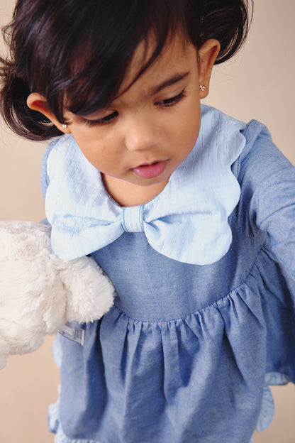 【予約商品】Mainコレクション：Flutterバタフライカラーロンパースワンピース