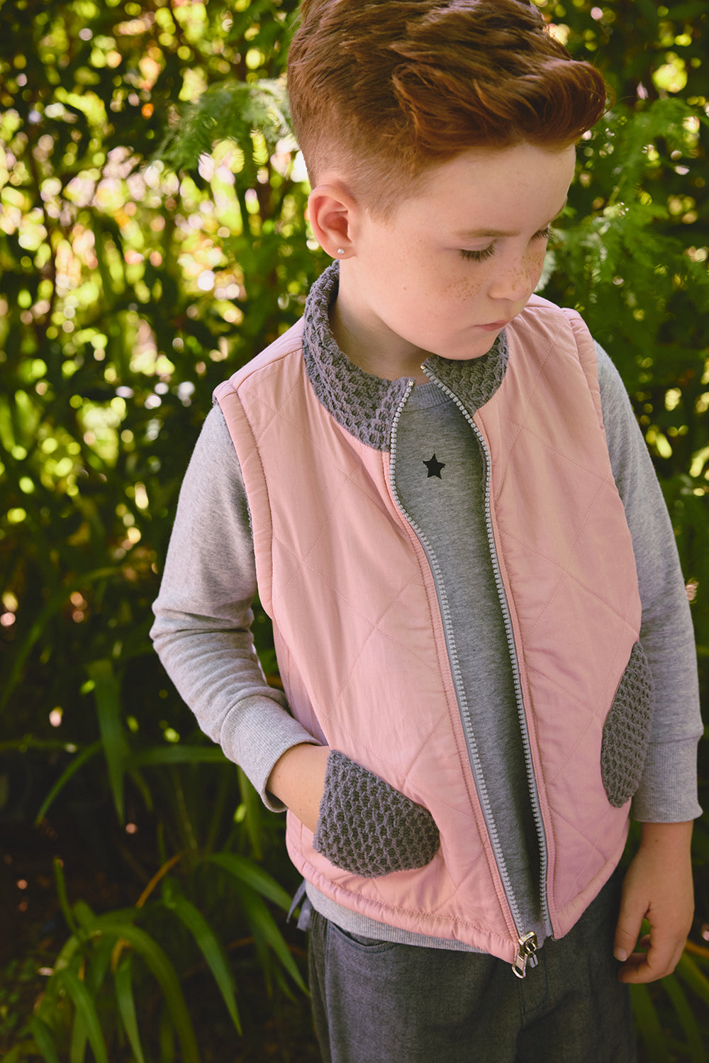 【予約商品】Luxuryコレクション：Mini Bearリバーシブルベスト