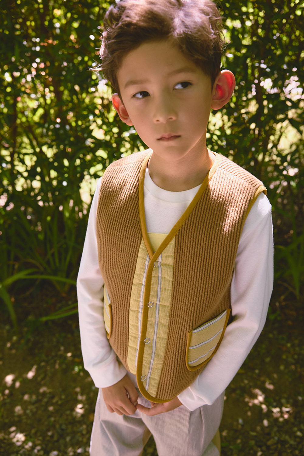 【予約商品】Luxuryコレクション：Zigzagリバーシブルベスト