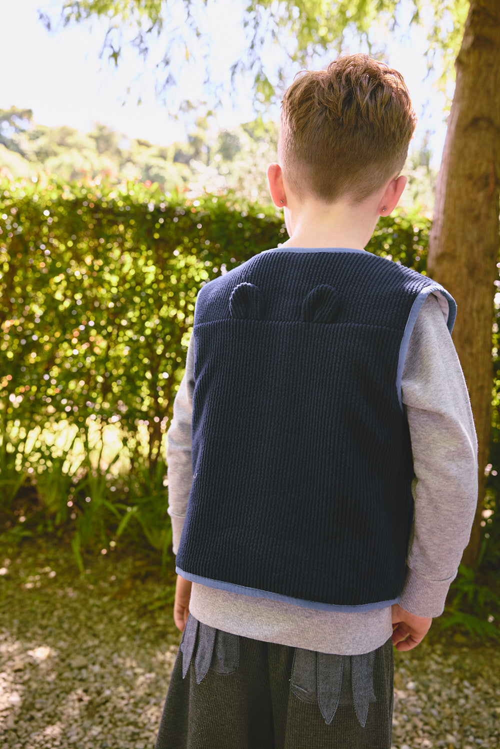 【予約商品】Luxuryコレクション：Zigzagリバーシブルベスト