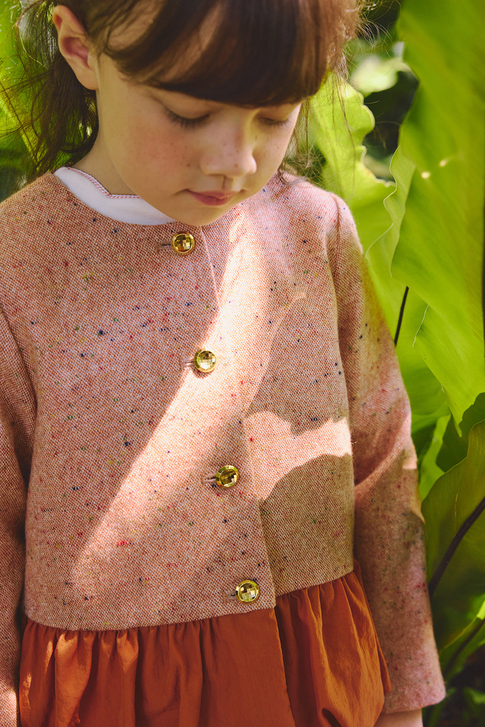 【予約商品】Luxuryコレクション：Jardin Bloom ウールツイードジャケット