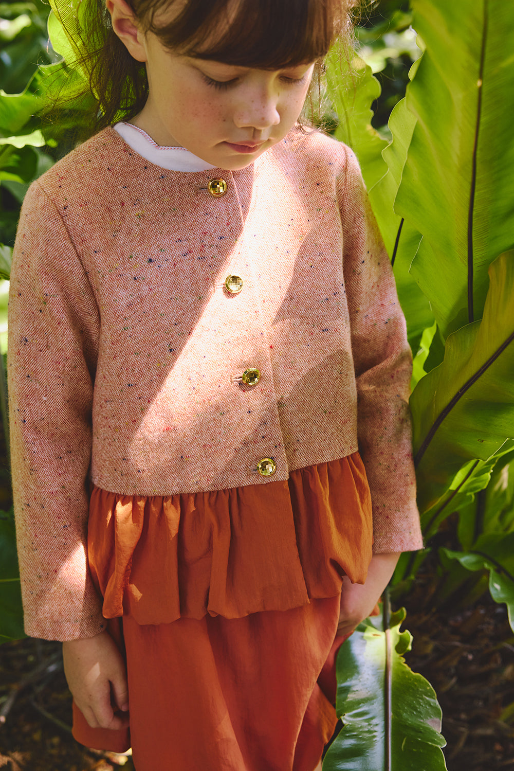 【予約商品】Luxuryコレクション：Flutter Flora バルーンキュロットスカート