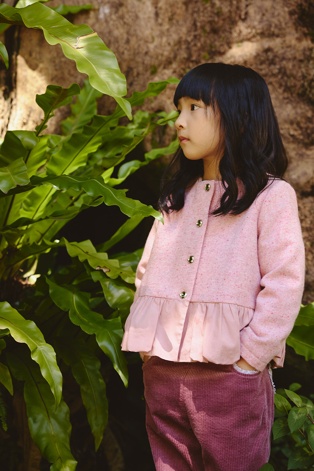 【予約商品】Luxuryコレクション：Jardin Bloom ウールツイードジャケット