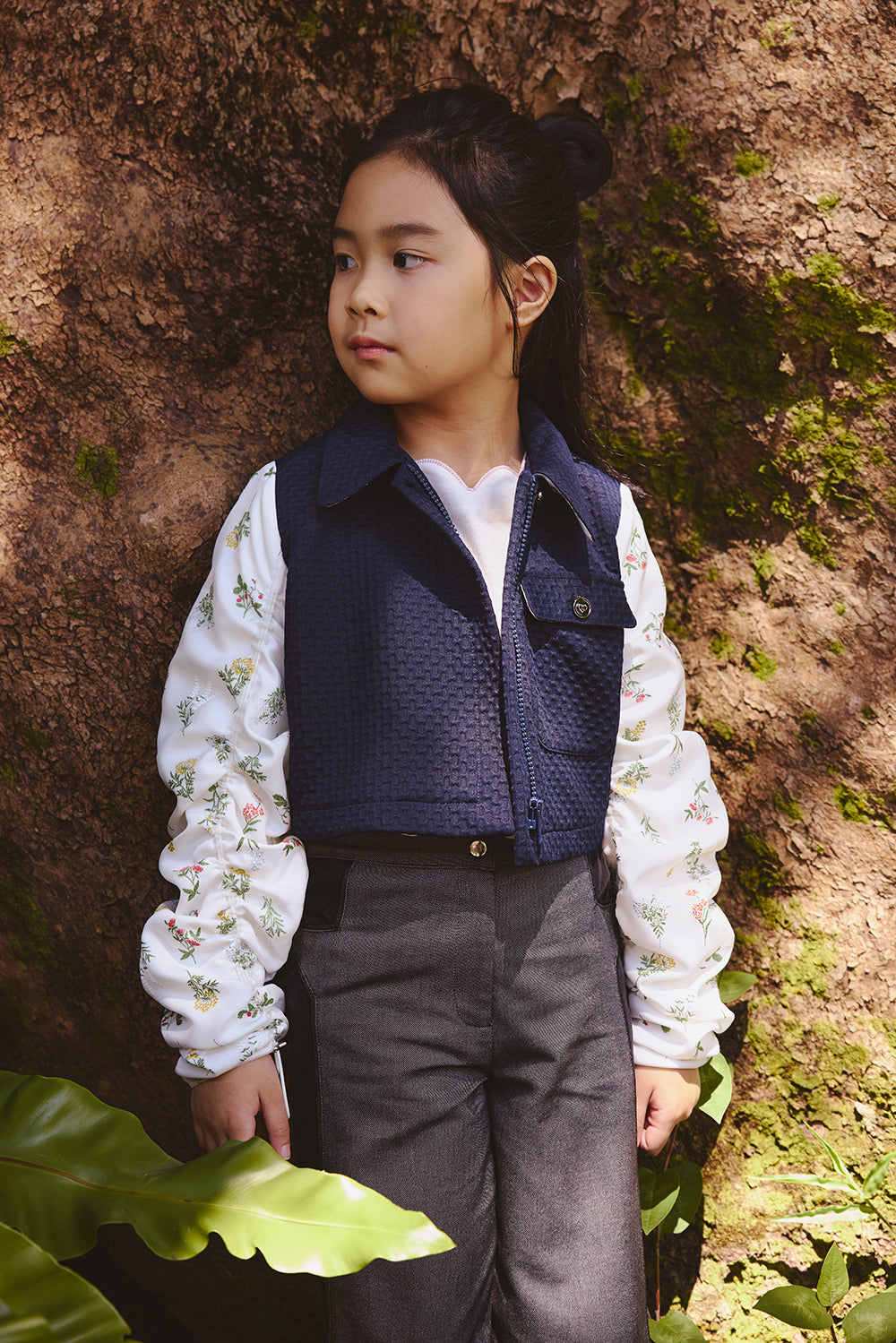 【予約商品】Luxuryコレクション：両袖ドローストリングショートジャケット