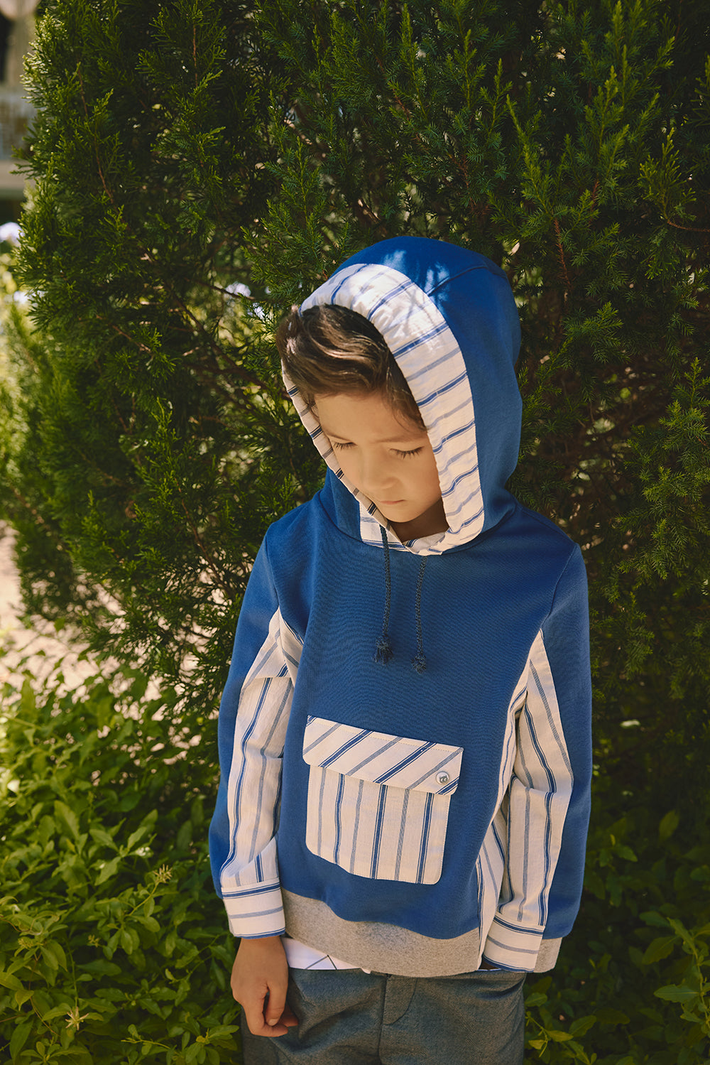 【予約商品】Mainコレクション：Sprout切替えパーカー