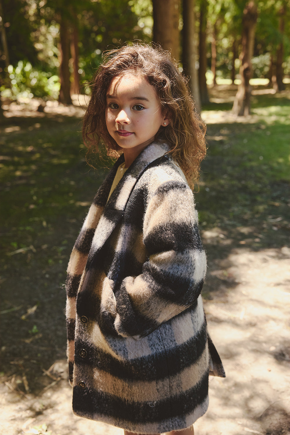 予約商品】Luxuryコレクション:Snowfield ウールチェックコート 予約商品】Luxuryコレクション:Snowfield ウールチェックコート