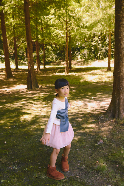 【予約商品】Mainコレクション：Rubans Pearlリボントップス