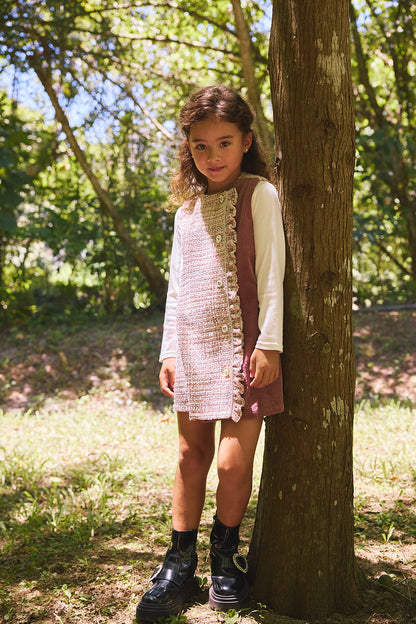 【予約商品】Luxuryコレクション：Frosted Knit ノースリーブワンピース