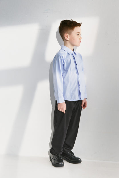 【予約商品】Luxury コレクション：Gentle Scholar プリーツ長袖シャツ