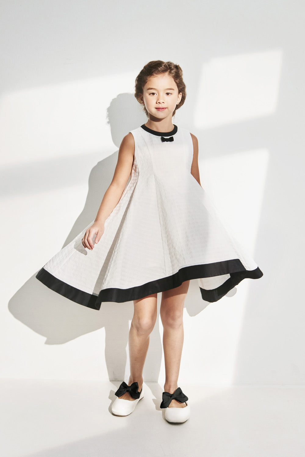 【予約商品】Luxury コレクション：Audrey リボンサーキュラーワンピース