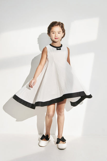 【予約商品】Luxury コレクション：Audrey リボンサーキュラーワンピース