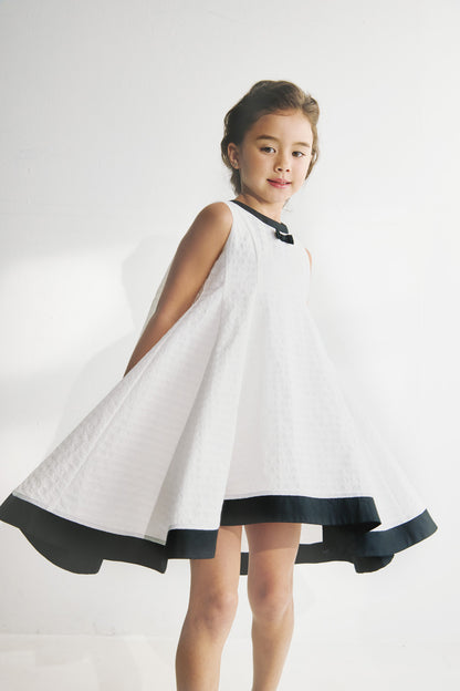 【予約商品】Luxury コレクション：Audrey リボンサーキュラーワンピース