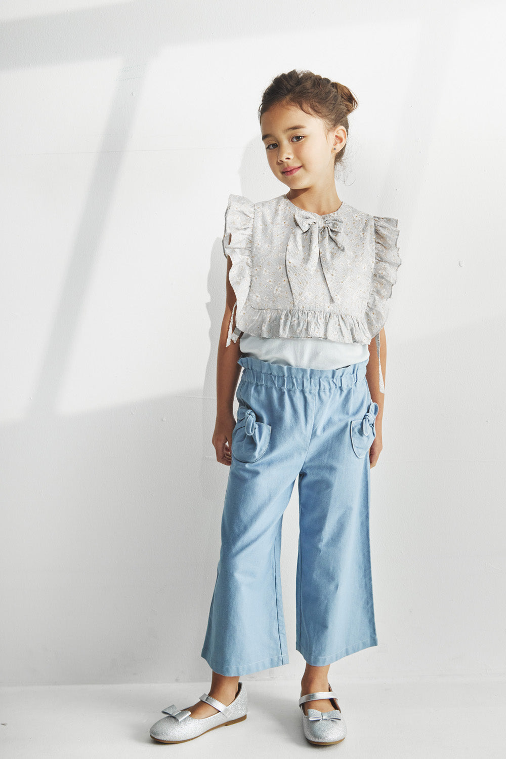 【予約商品】Luxury コレクション：Jardin フラワープリントトップス
