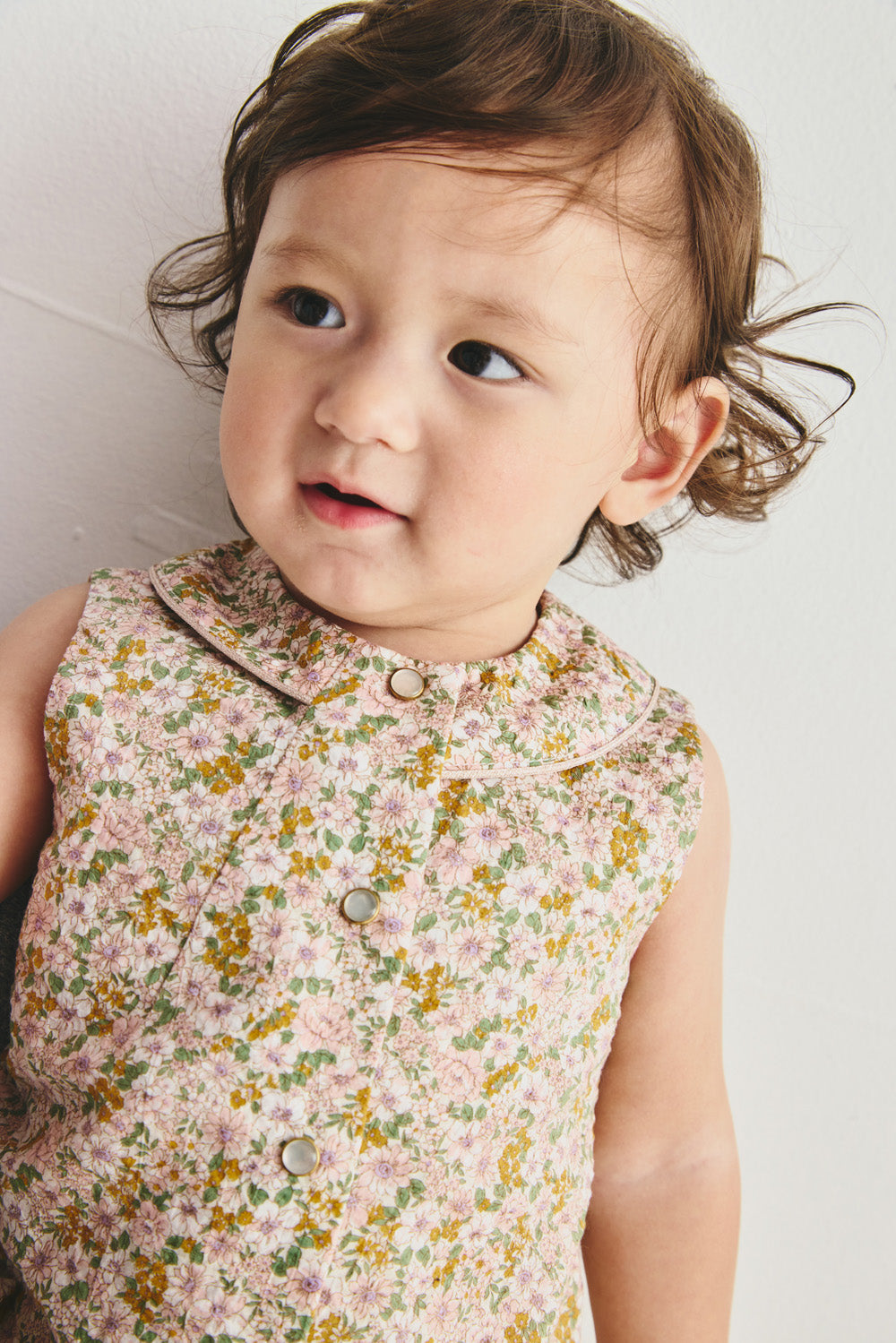 【予約商品】Luxury コレクション：Flora 花柄ノースリーブトップス