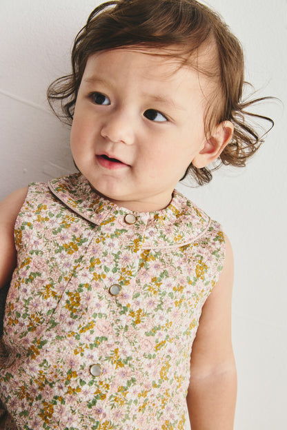 【予約商品】Luxury コレクション：Flora 花柄ノースリーブトップス