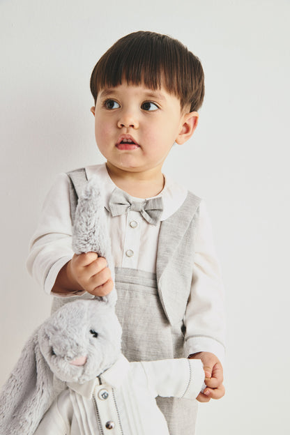【予約商品】Main コレクション：Young Duke ジェントルマン風ロンパース