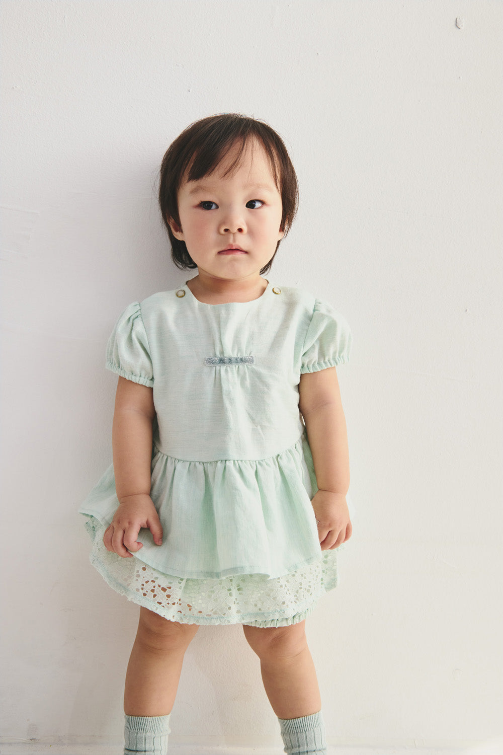 【予約商品】Mainコレクション：Nuageパフスリーブティアードトップス