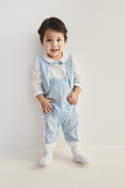 【予約商品】Main コレクション：Young Duke ジェントルマン風ロンパース