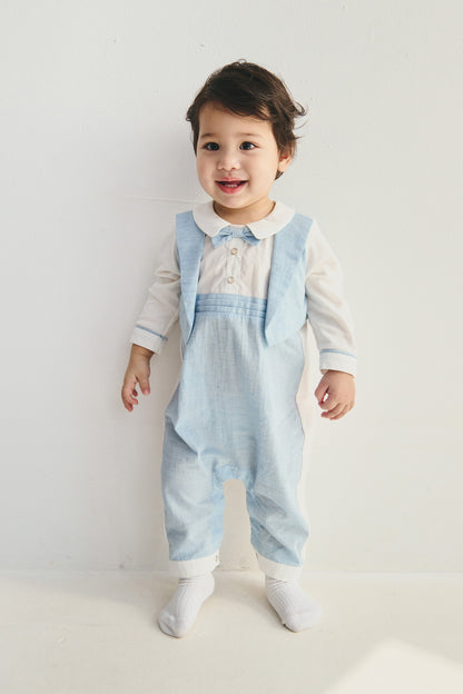 【予約商品】Main コレクション：Young Duke ジェントルマン風ロンパース