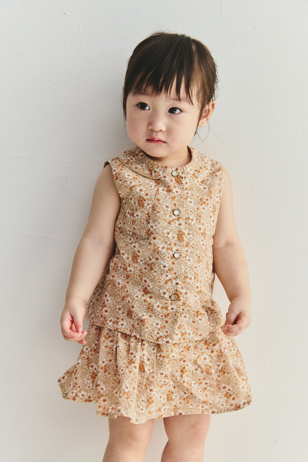 【予約商品】Luxury コレクション：Flora 花柄ノースリーブトップス