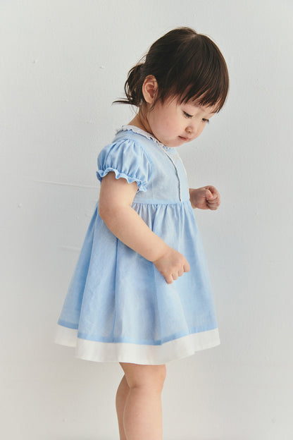 Mainコレクション ：Ruffle Cloud パフスリーブワンピース