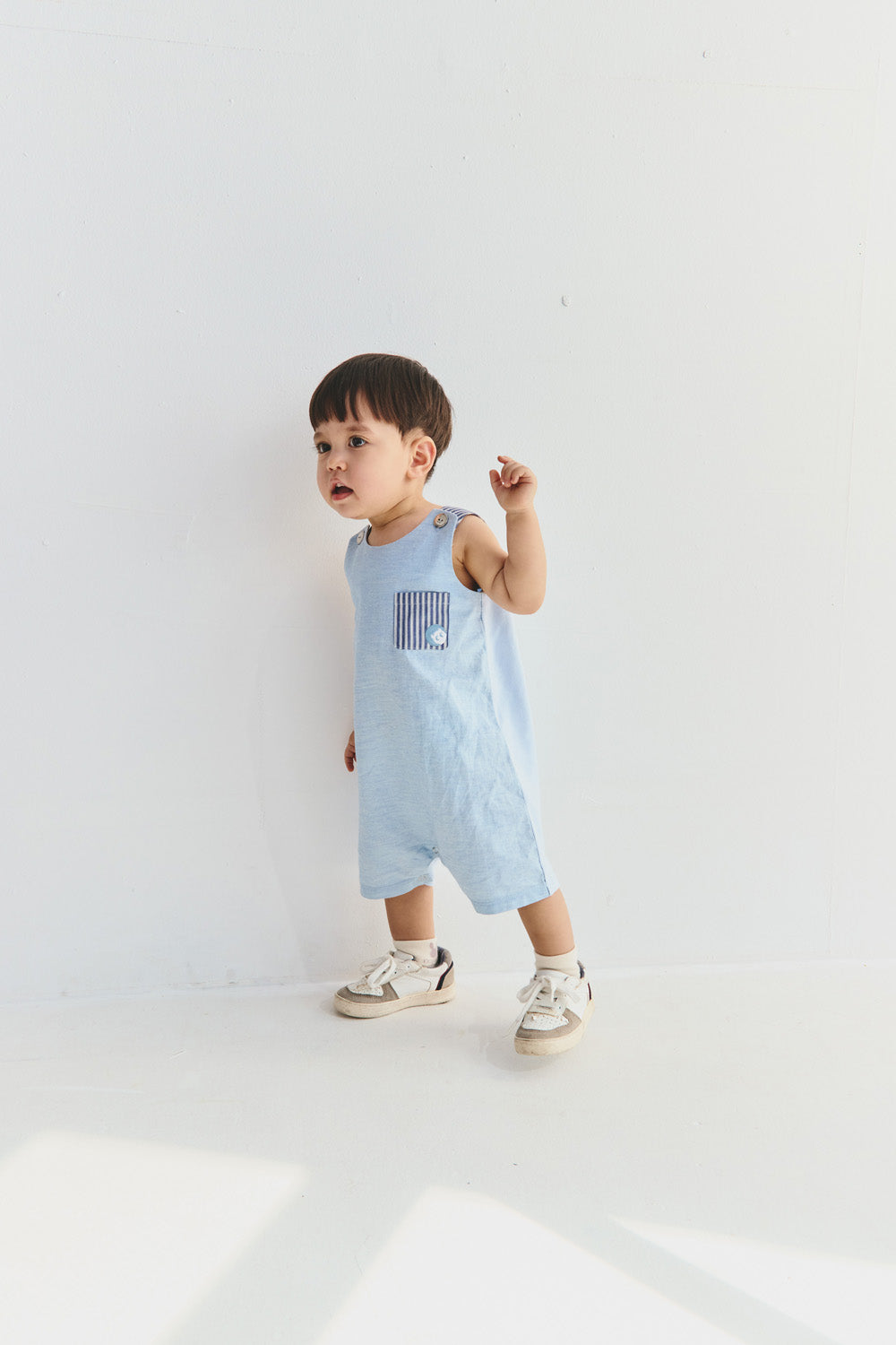 【予約商品】Main コレクション：Casual Line ポケット付きサロペット