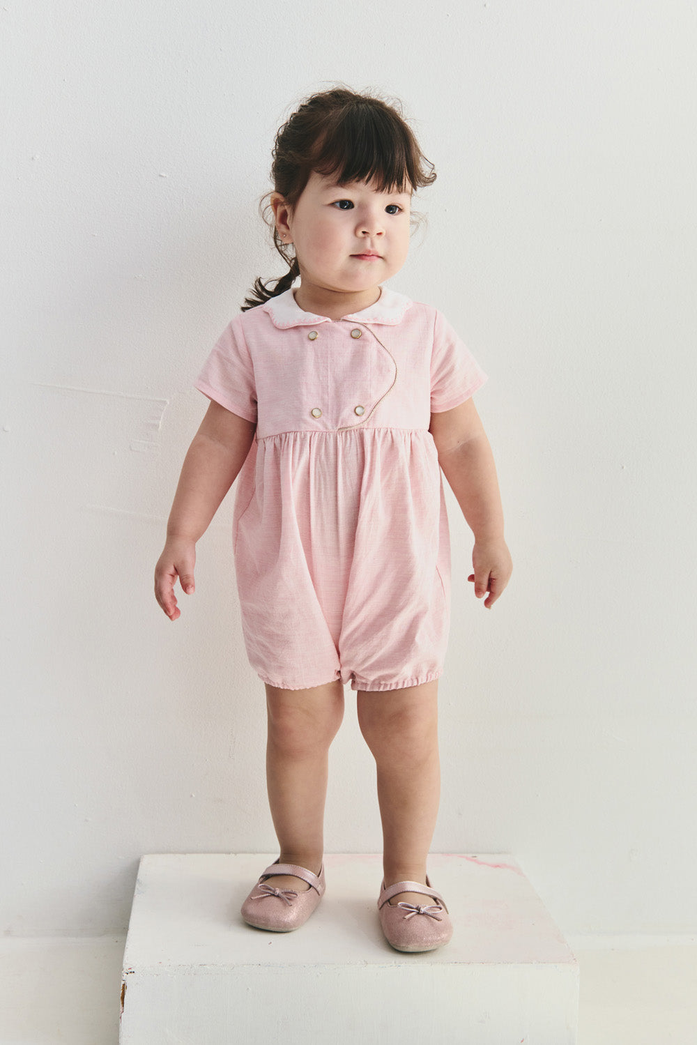 【予約商品】Mainコレクション：Cloud Frill ロンパース