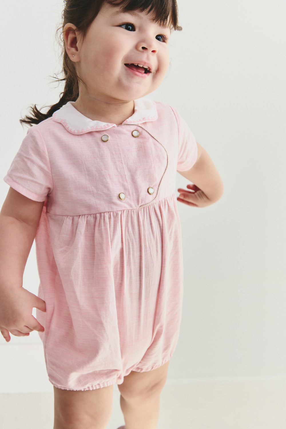 【予約商品】Mainコレクション：Cloud Frill ロンパース