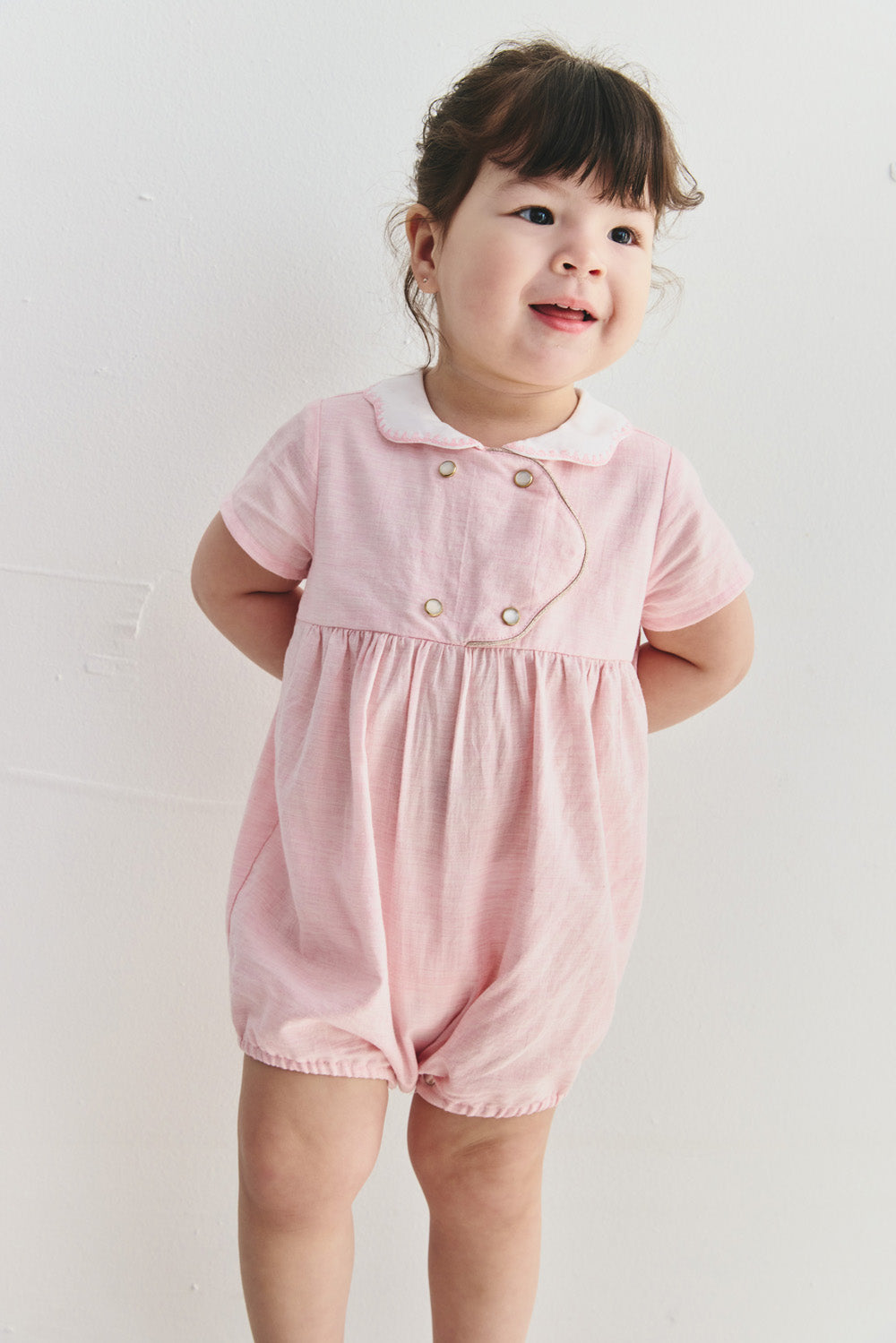 【予約商品】Mainコレクション：Cloud Frill ロンパース