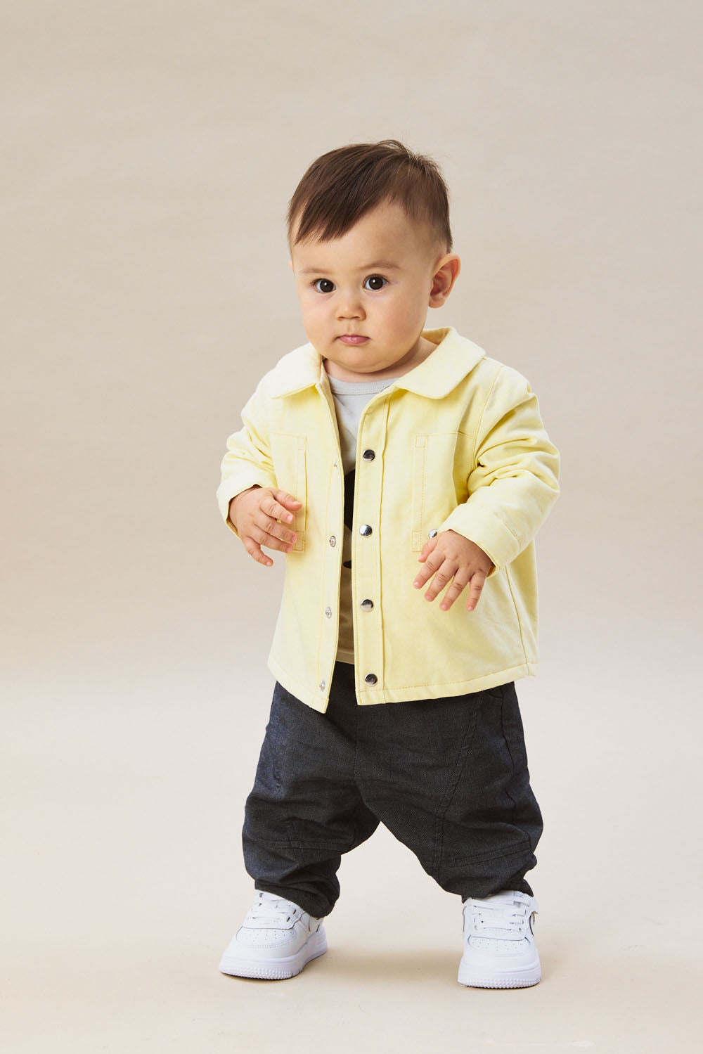 【予約商品】Mainコレクション：Oliver オーガニックコットン ダブルポケット中綿ジャケット