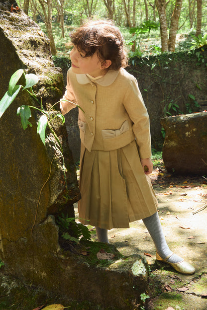 【予約商品】Luxuryコレクション：Pippa デコンストラクテッド レイヤード プリーツスカート