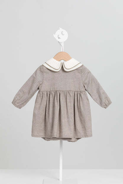 【予約商品】Luxuryコレクション - Eliseダブルレイヤードカラーワンピースロンパース