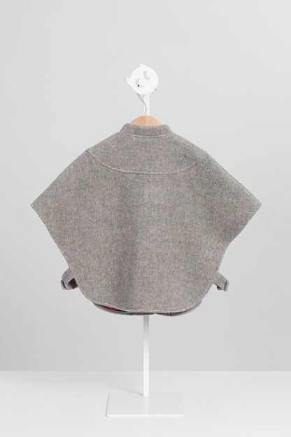 【予約商品】Luxuryコレクション：Jolieリボン襟ウールケープコート