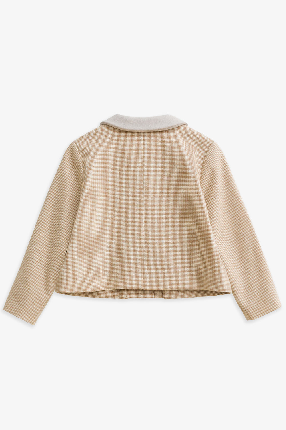 【予約商品】Luxuryコレクション：Winter Tale ハウンドトゥース リボンポケット長袖ジャケット