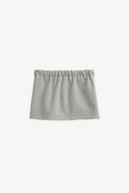 【予約商品】Luxuryコレクション：Lottie ハウンドトゥース フリルリボン プリーツ スカートロンパース