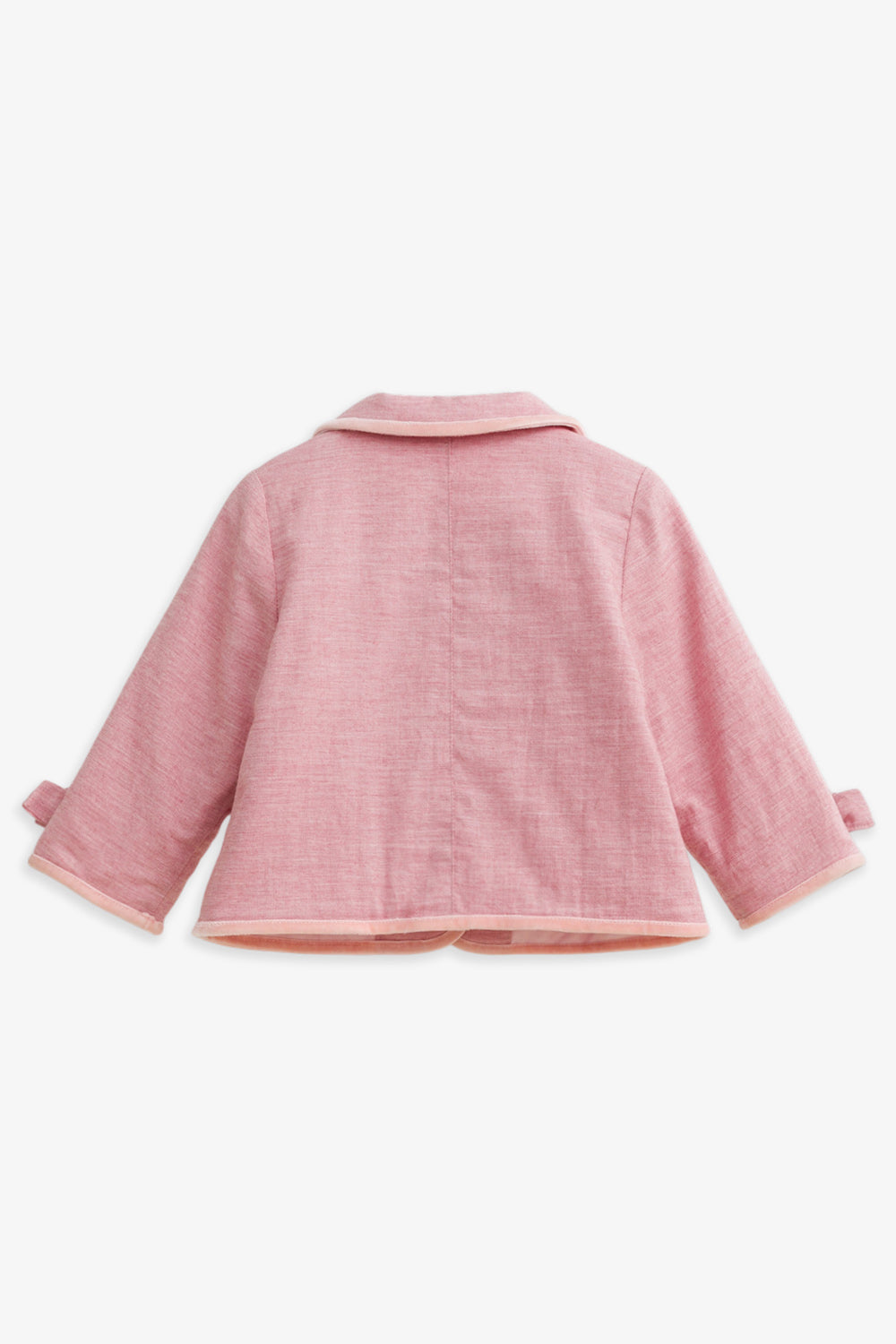 【予約商品】Mainコレクション：Rosie ラウンドカラー リボン 中綿ジャケット