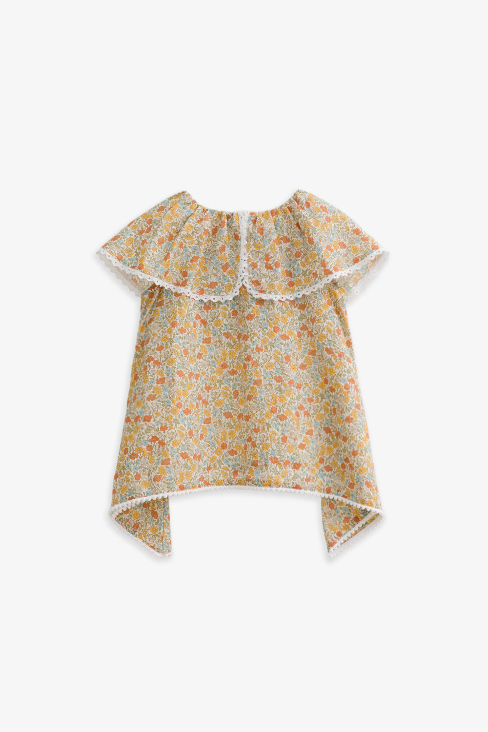 【予約商品】Luxury コレクション：Warm Garden フラワープリントサーキュラートップス
