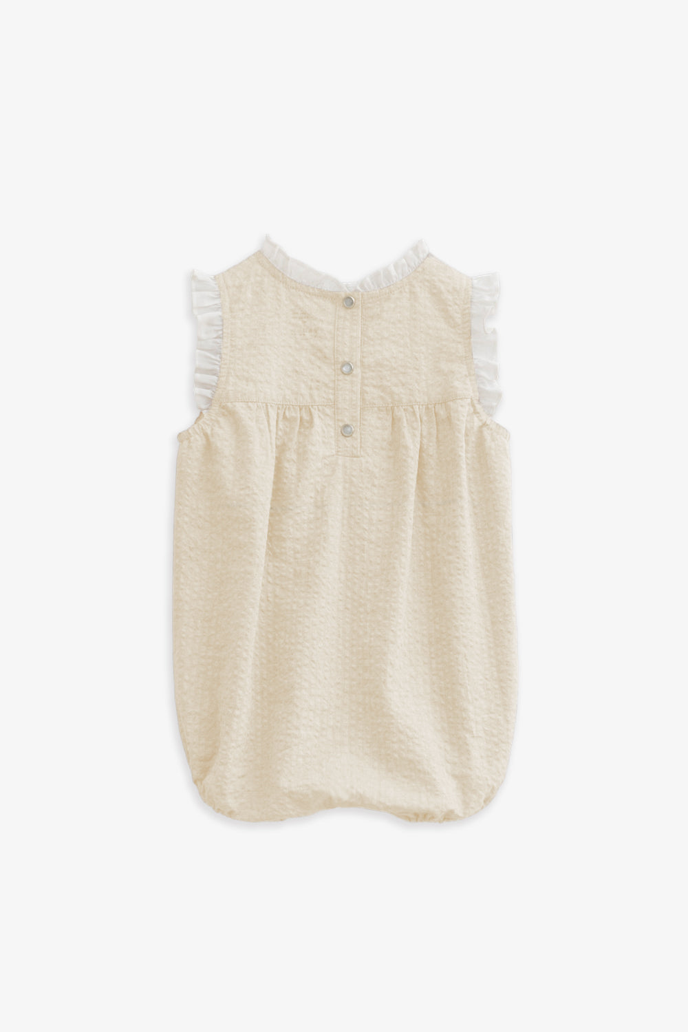 【予約商品】Mainコレクション：Ceremonyフリル襟ロンパース