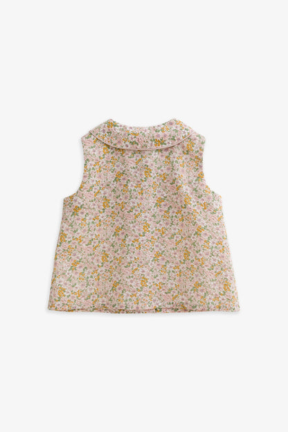 【予約商品】Luxury コレクション：Flora 花柄ノースリーブトップス