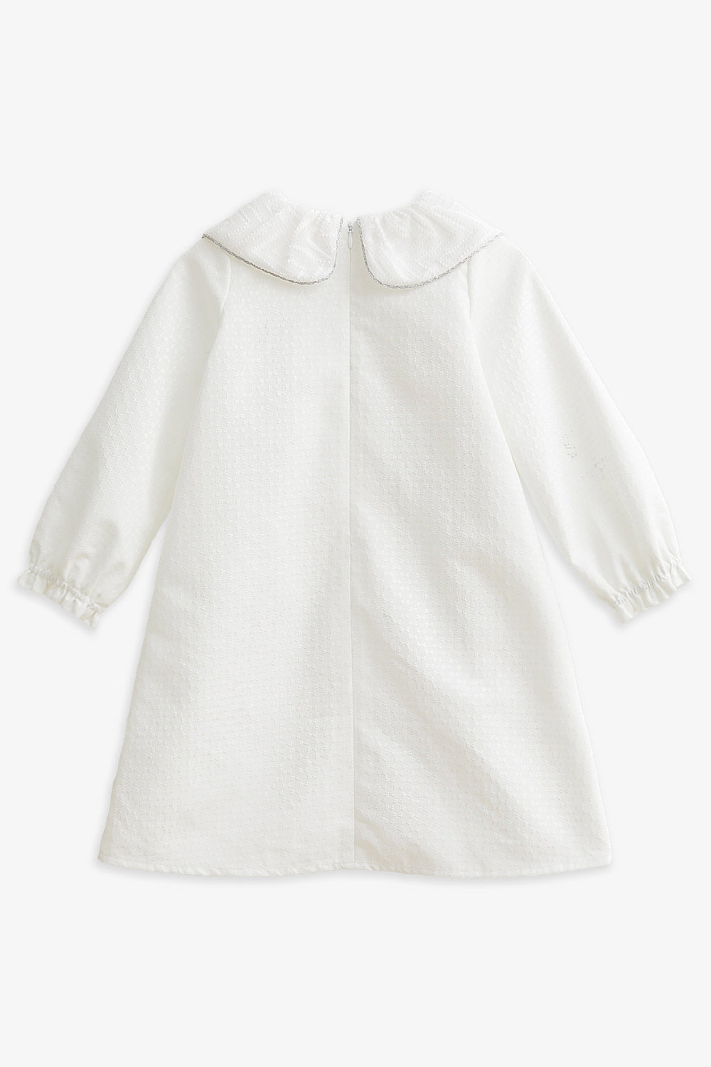 【予約商品】Luxuryコレクション：Sylvie ジャガードリボンカラー長袖ワンピース