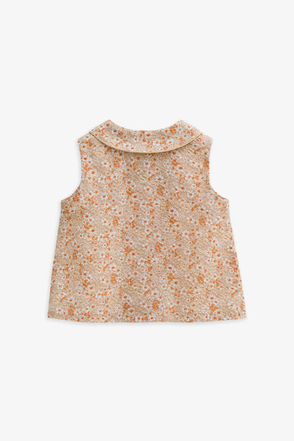 【予約商品】Luxury コレクション：Flora 花柄ノースリーブトップス