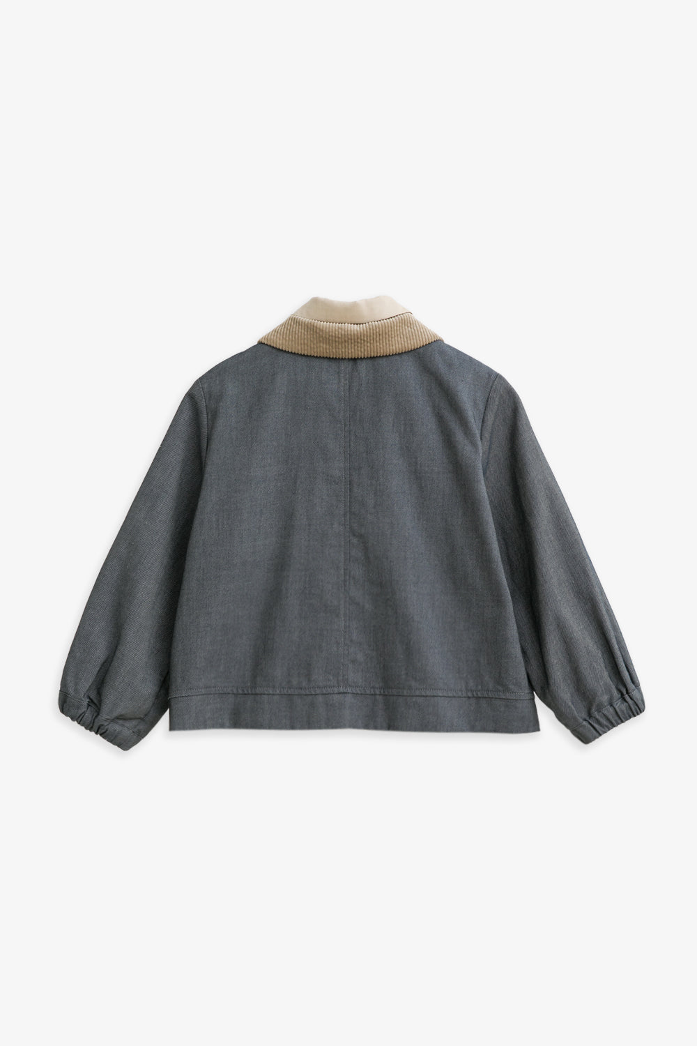 【予約商品】Mainコレクション：Arthur フェイクレイヤード付け襟デニムジャケット
