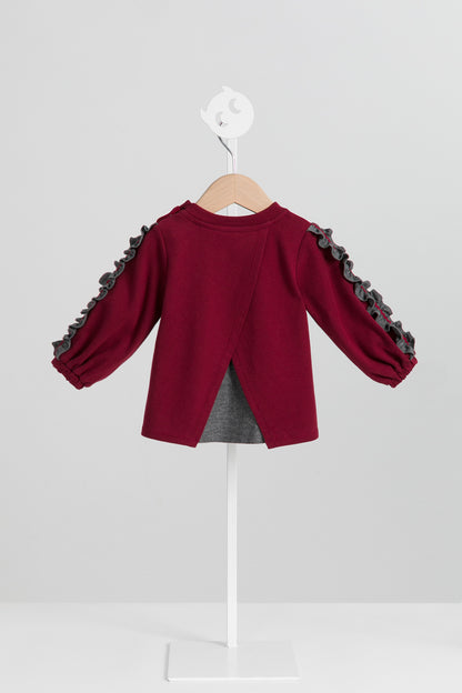 【予約商品】Mainコレクション：Frill Whisperトップス