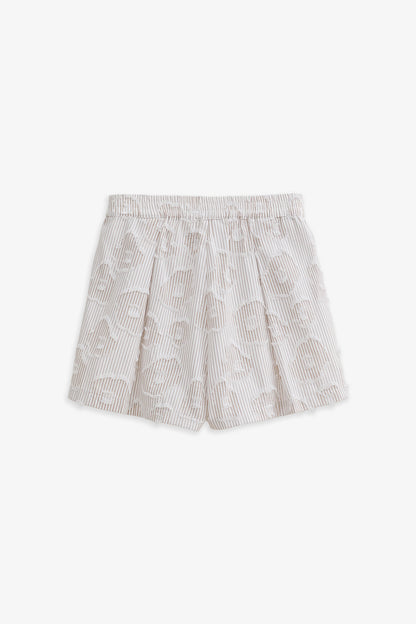 【予約商品】Luxury コレクション：Soft Glow リボン結びキュロットスカート