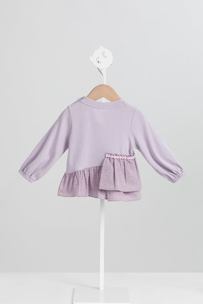 【予約商品】Mainコレクション：Ruffle Breezeレイヤードトップス